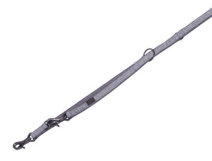 Training leash "Linen Deluxe" Nobby gray