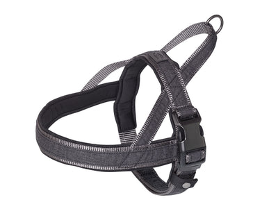 Premium Dog Harness Linen Deluxe - Norwegian Style Padded Harness with Handle Nobby