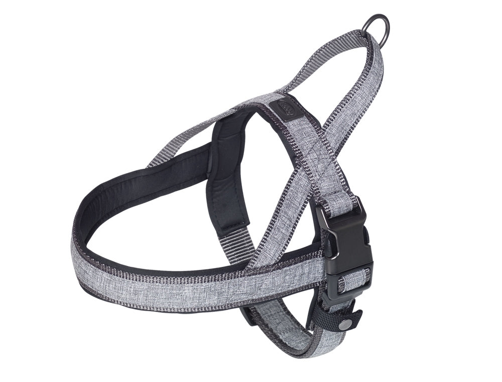 Premium Dog Harness Linen Deluxe - Norwegian Style Padded Harness with Handle Nobby