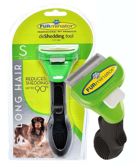 Furminator: Dog Small Long Hair Tool light green