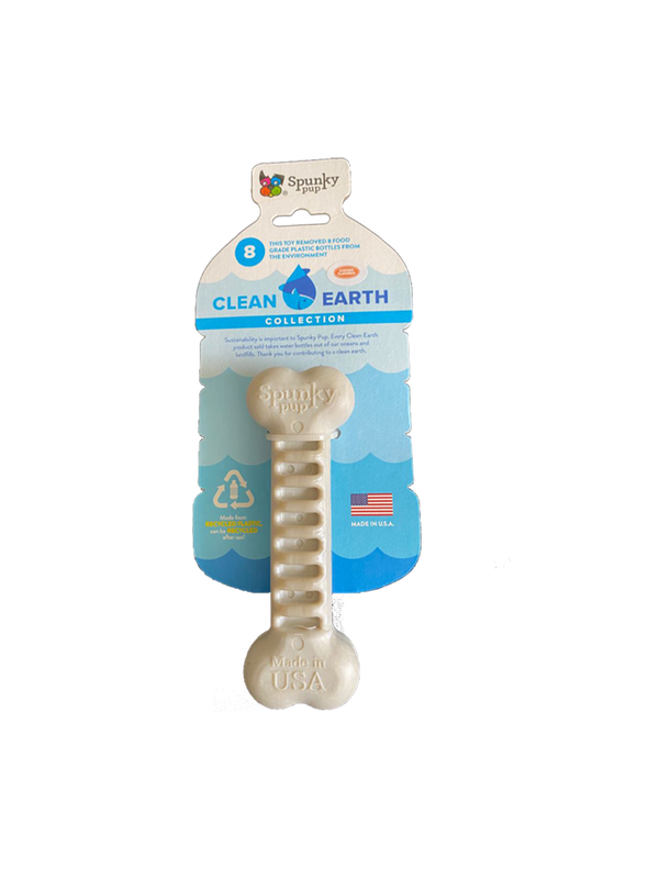 Clean Earth Recycled Dog Bone | Eco-Friendly Dog Chew Toy