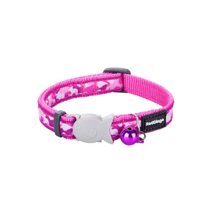 Cat Collar Camouflage hot pink