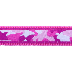 Cat Collar Camouflage hot pink
