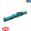 Teal dog collar with black buckle on a white background, featuring Nobby branding.