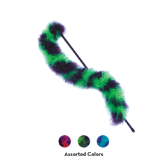 KONG Cat Active Twisted Boa Teaser - Interactive Feather Wand Toy