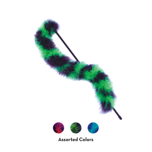 KONG Cat Active Twisted Boa Teaser - Interactive Feather Wand Toy