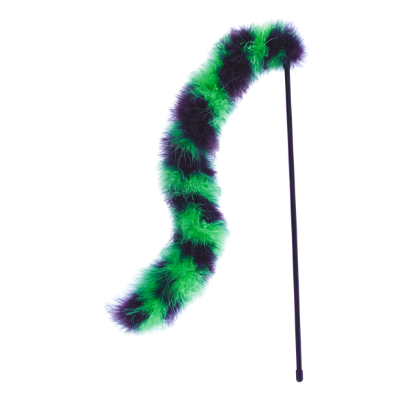 KONG Cat Active Twisted Boa Teaser - Interactive Feather Wand Toy