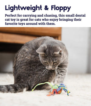 Petstages Tons of Tails Catnip Dental Cat Toy
