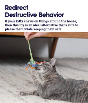 Petstages Tons of Tails Catnip Dental Cat Toy