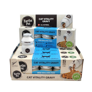 Earthz Pet Fish Health Topper for Cats - 5 Pack