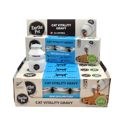 Earthz Pet Fish Health Topper for Cats - 5 Pack