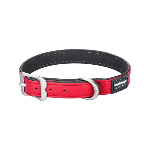 RedDingo Vegan Leather Dog Collar - Elegant Design | M, L Sizes