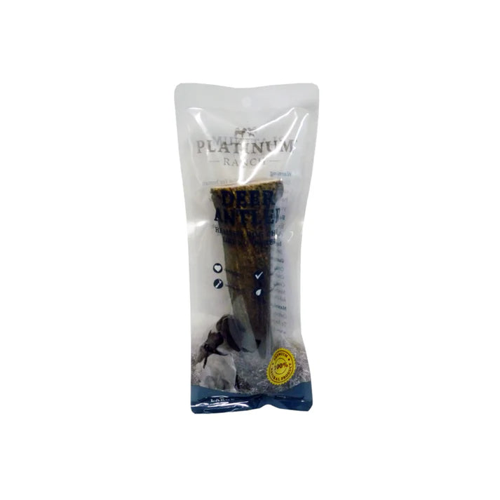 Platinum Ranch Deer Antler Dog Chew - Natural Long-Lasting NZ Antler Treat