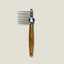 Bamboo Groom Dematting Rake with Stainless steel serrated Blades