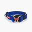 EzyDog Double Up Dog Collar - Premium Nylon with Dual D-Rings & Reflective Stitching
