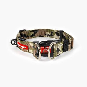 EzyDog Double Up Dog Collar - Premium Nylon with Dual D-Rings & Reflective Stitching