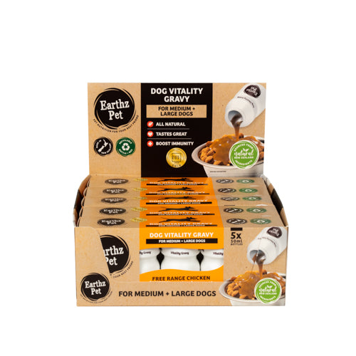 Earthz Pet Free-Range Chicken Health Topper for Medium/Large Dogs - 5 Pack