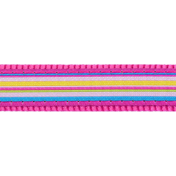 Dog Collar Horizontal Stripes RedDingo