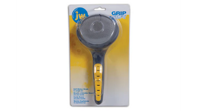 JW Slicker Brush dog grooming yellow