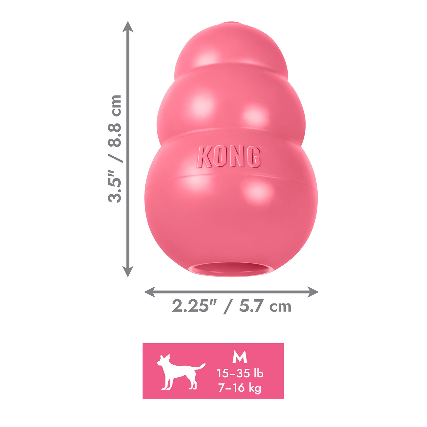 Kong Puppy Pink