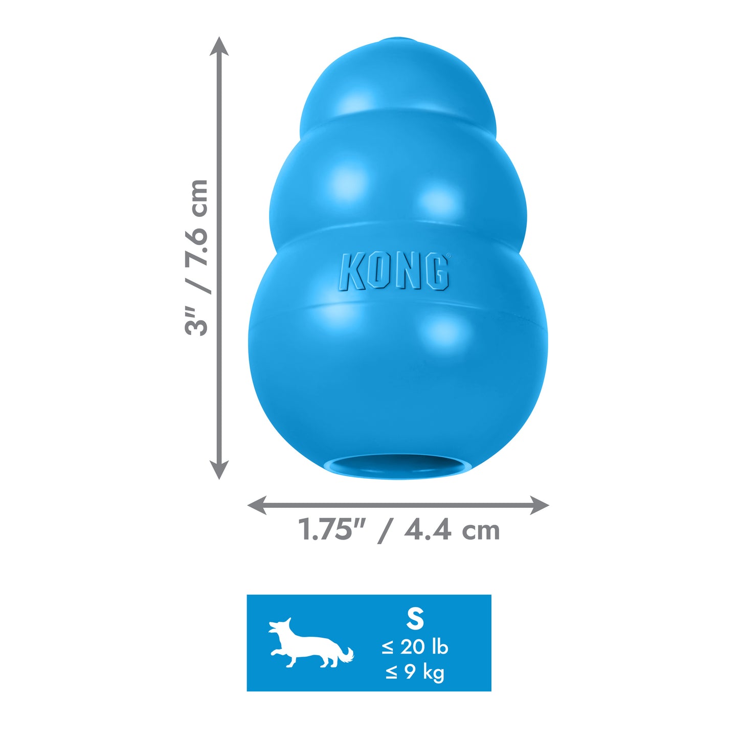 Kong puppy blue size S