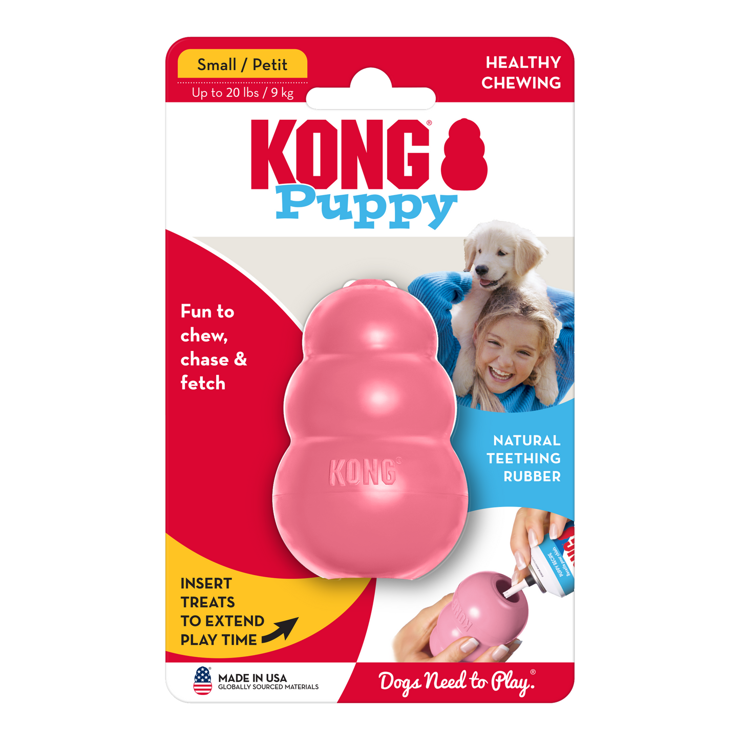 Kong puppy pink