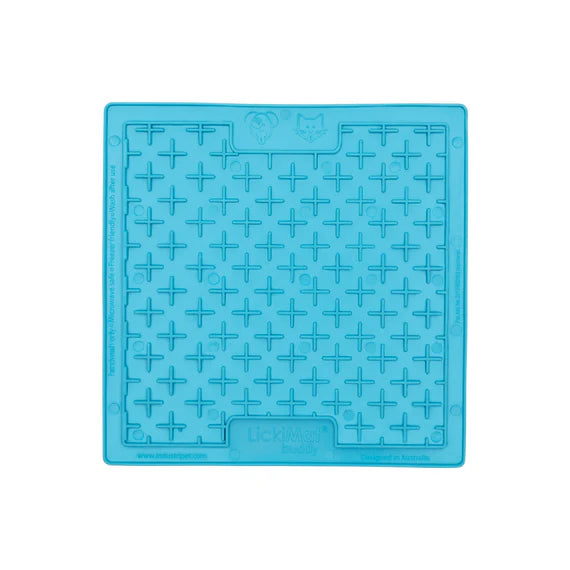 LickiMat Buddy Cat - Slow Feeder Licking Mat for Anxiety & Boredom | Turquoise