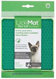 LickiMat Mini TUFF Soother Cat Lick Mat - Green
