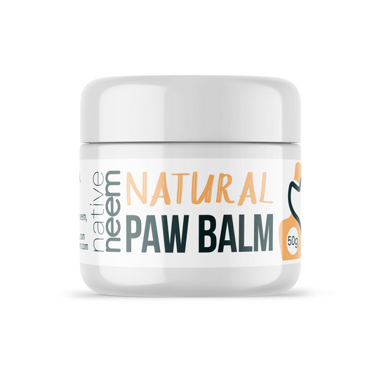 Pet Paw Balm Organic Neem 50g - Natural Paw Protection & Moisturizer | BioGro Certified