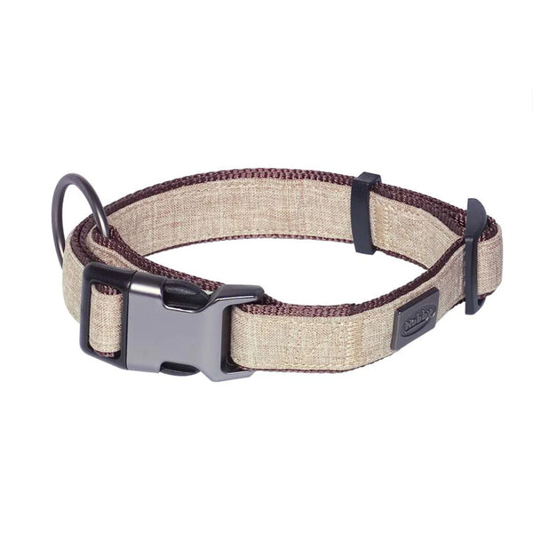 Collar "Linen Deluxe" beige/Brown