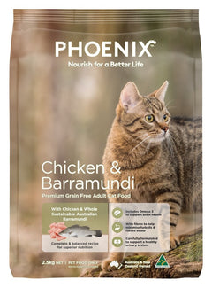 Phoenix Adult Chicken & Barramundi Dry Cat Food 2.5kg