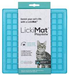LickiMat Classic Playdate Cat Lick Mat - Turquoise