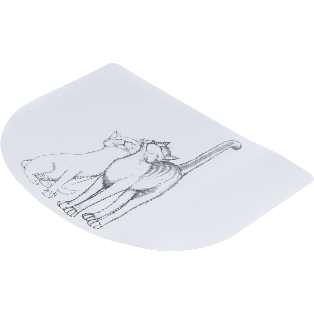 Petrageous Zentangle Cat Feeding Placemat 48 x 30cm