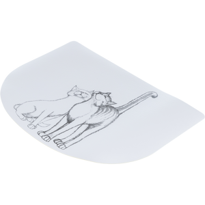 Petrageous Zentangle Cat Feeding Placemat 48 x 30cm