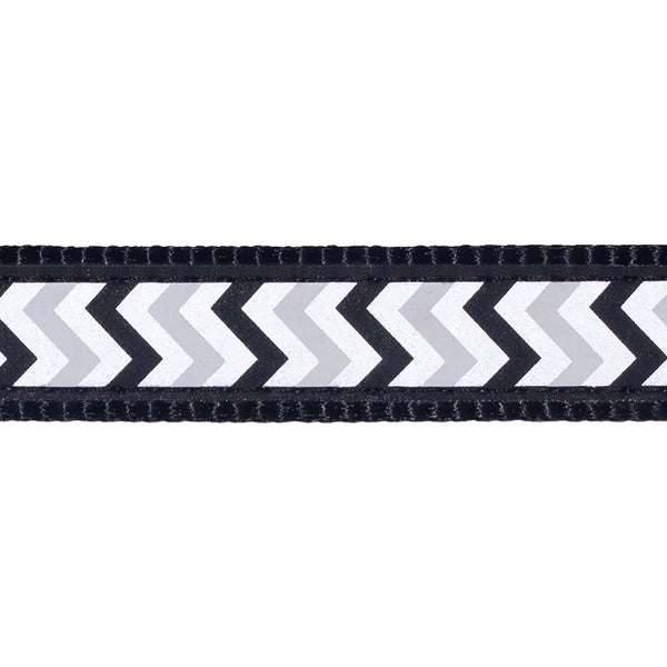 Cat Collar Reflective Ziggy Black