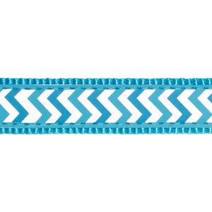 Cat Collar Reflective Ziggy Turquoise