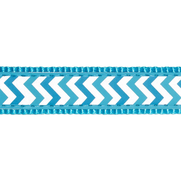 Cat Collar Reflective Ziggy Turquoise