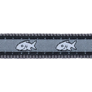 Red Dingo safety cat Collar With Break-Away Clip Design Shark 