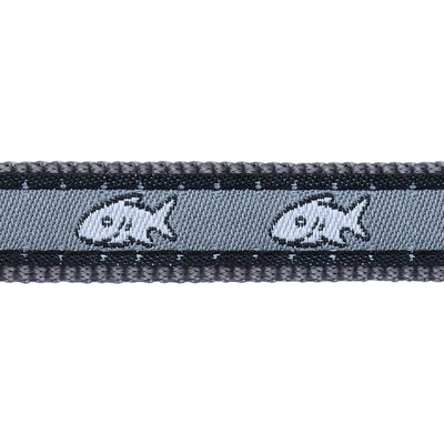 Red Dingo safety cat Collar With Break-Away Clip Design Shark 