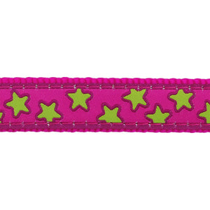RedDingo Stars Dog Collar - White Stars Pattern | S, M, L Sizes