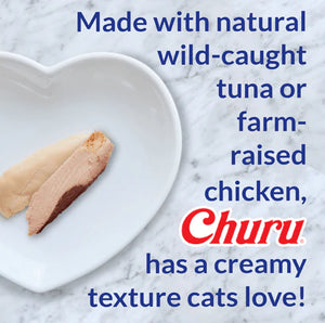 Churu Tuna & Salmon Lickable Cat Treats – 4pk