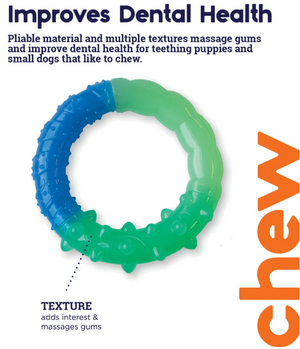 Petstages Orka Grow-With-Me Ring Puppy Chew Toy