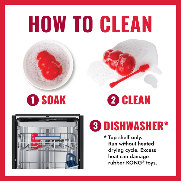 Kong How to clean
