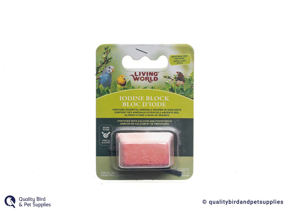 Living World Iodine Block for Birds - 19g