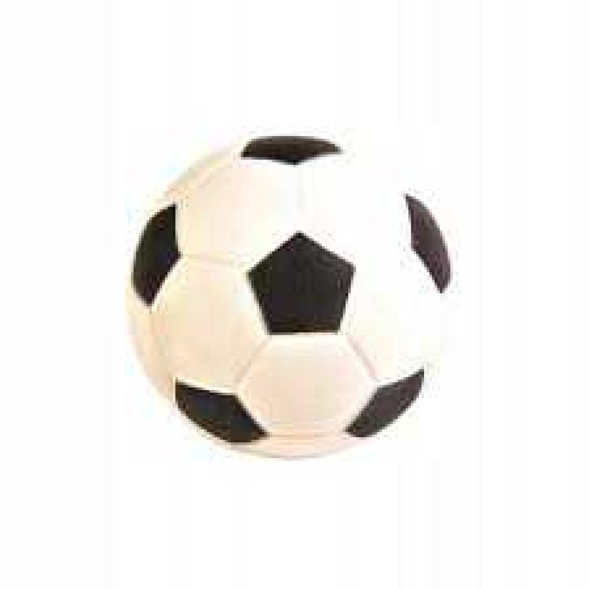 Gold soccer ball on a white background