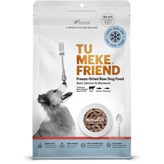 Tu Meke Friend Beef, Salmon & Mackerel Freeze-Dried Dog Food - 320g