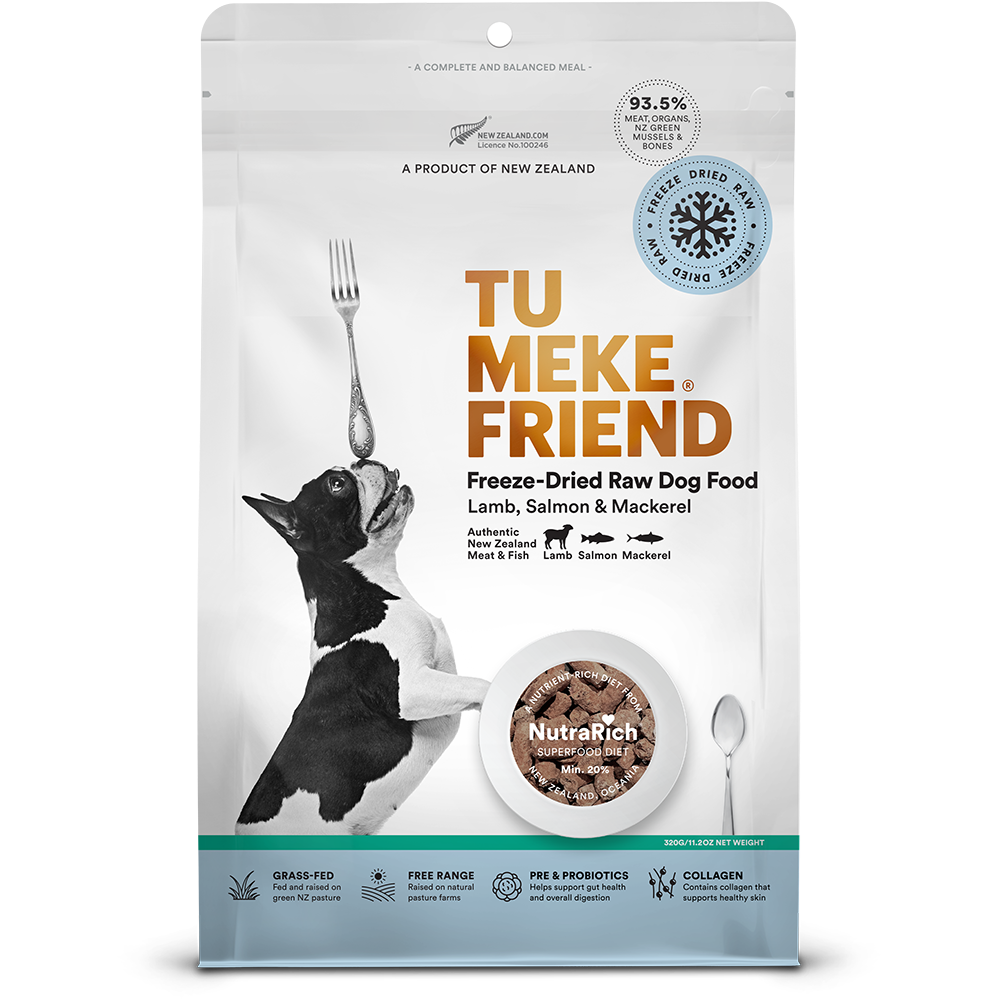 Tu Meke Friend Lamb, Salmon & Mackerel Freeze-Dried Raw Dog Food