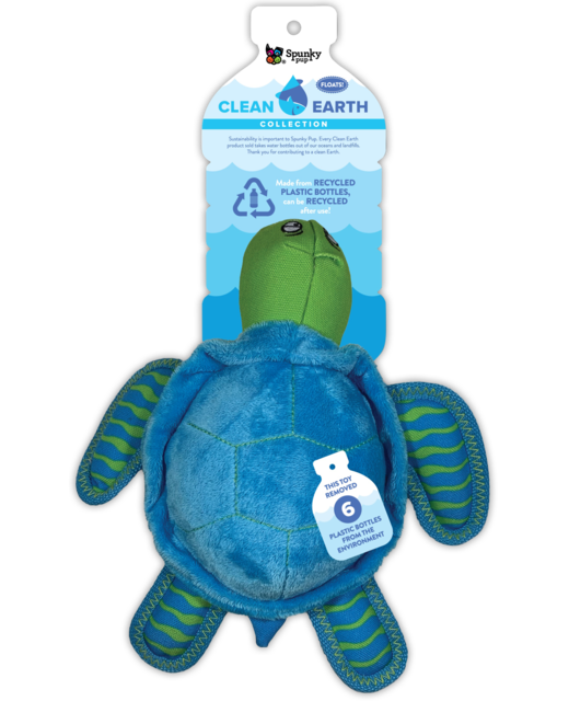 Spunky Pup Clean Earth Turtle Large