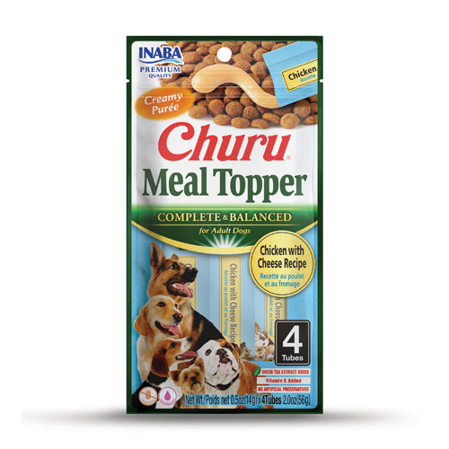 INABA Churu Meal Topper package for adult dogs on a white background