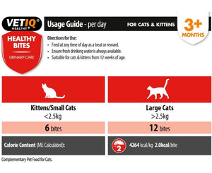 VetIQ Healthy Bites Urinary Care Cat Treats - 65g